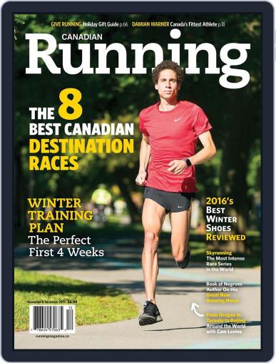 Canadian Running October 14th, 2015 Digital Back Issue Cover
