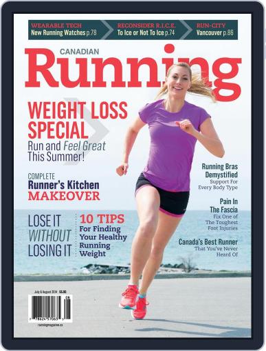 Canadian Running June 13th, 2014 Digital Back Issue Cover