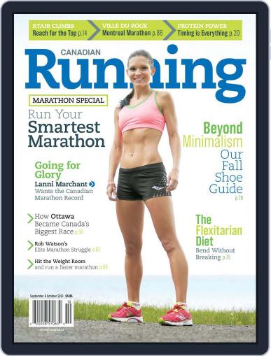 Canadian Running October 7th, 2013 Digital Back Issue Cover