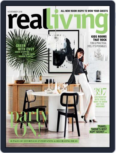 Real Living Australia November 1st, 2016 Digital Back Issue Cover