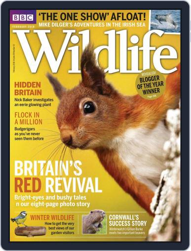 Bbc Wildlife February 1st, 2018 Digital Back Issue Cover