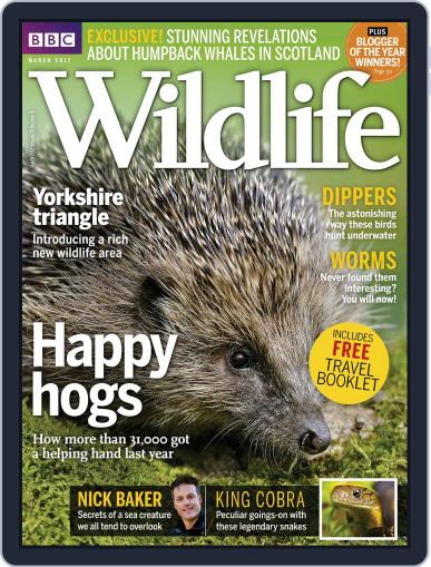 Bbc Wildlife March 1st, 2017 Digital Back Issue Cover