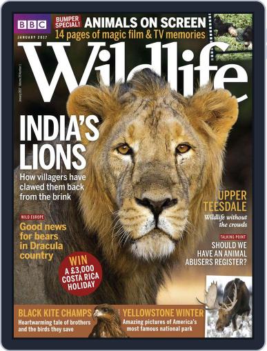 Bbc Wildlife January 1st, 2017 Digital Back Issue Cover