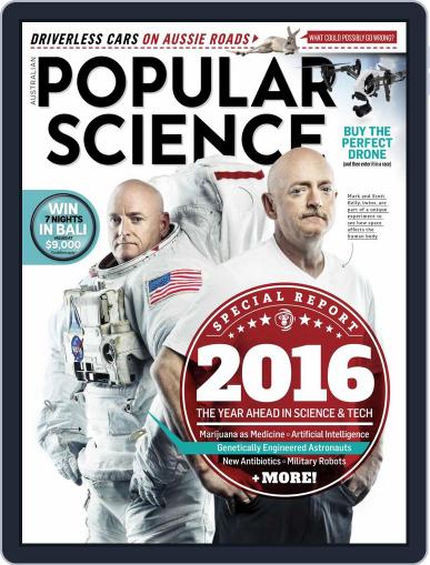 Popular Science Australia January 1st, 2016 Digital Back Issue Cover