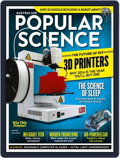 Popular Science Australia March 3rd, 2014 Digital Back Issue Cover