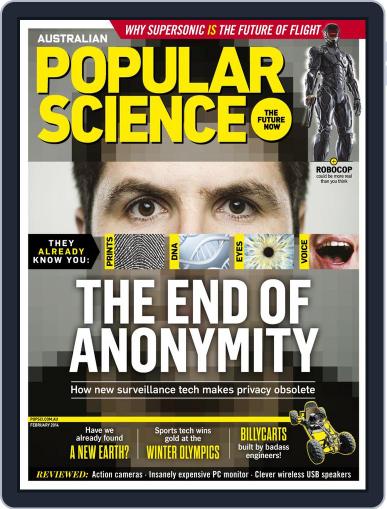 Popular Science Australia February 2nd, 2014 Digital Back Issue Cover