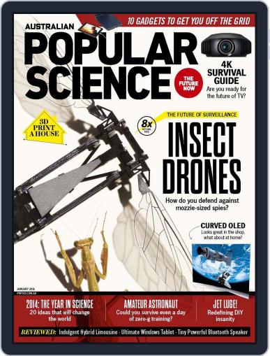 Popular Science Australia December 29th, 2013 Digital Back Issue Cover