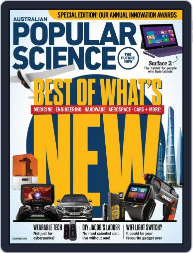 Popular Science Australia December 1st, 2013 Digital Back Issue Cover