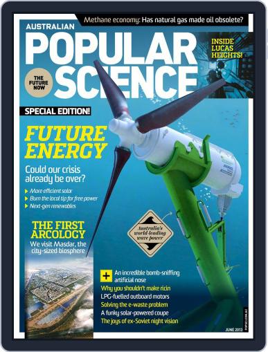Popular Science Australia June 2nd, 2013 Digital Back Issue Cover