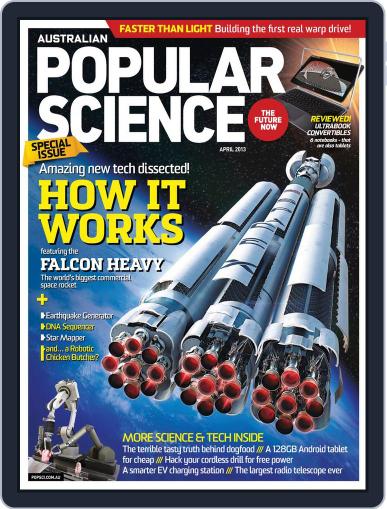 Popular Science Australia March 31st, 2013 Digital Back Issue Cover