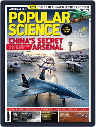 Popular Science Australia January 24th, 2013 Digital Back Issue Cover