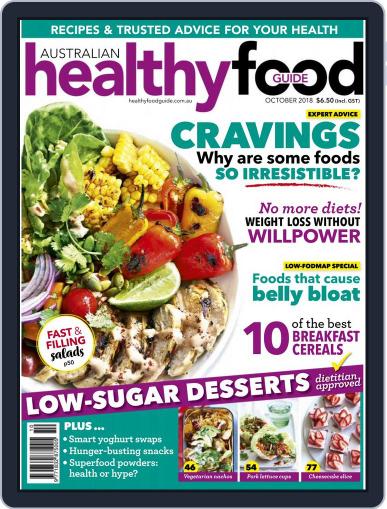 Healthy Food Guide October 1st, 2018 Digital Back Issue Cover