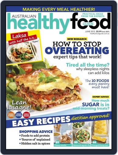 Healthy Food Guide May 25th, 2015 Digital Back Issue Cover