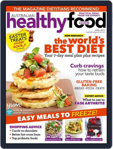 Healthy Food Guide March 16th, 2015 Digital Back Issue Cover