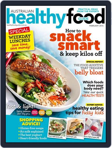 Healthy Food Guide January 19th, 2015 Digital Back Issue Cover