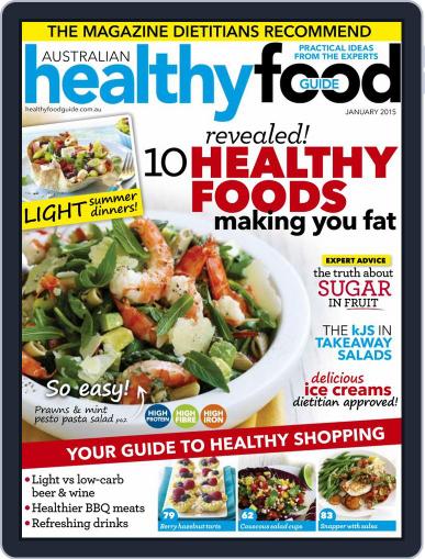 Healthy Food Guide December 22nd, 2014 Digital Back Issue Cover