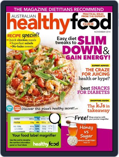 Healthy Food Guide October 26th, 2014 Digital Back Issue Cover
