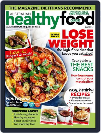 Healthy Food Guide June 26th, 2014 Digital Back Issue Cover