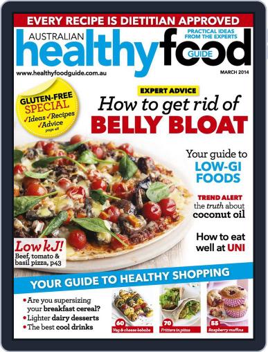 Healthy Food Guide February 24th, 2014 Digital Back Issue Cover