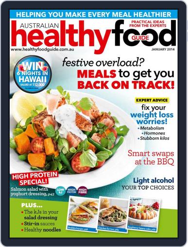 Healthy Food Guide December 22nd, 2013 Digital Back Issue Cover