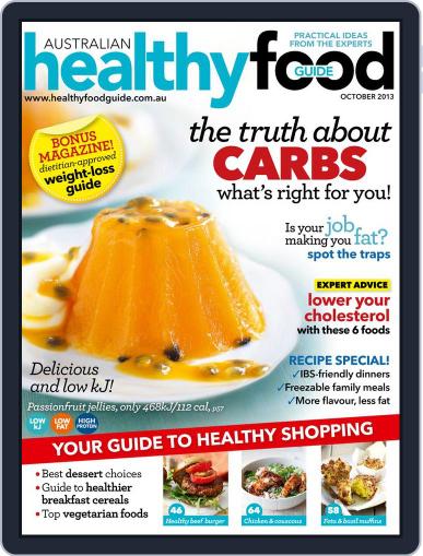 Healthy Food Guide September 30th, 2013 Digital Back Issue Cover