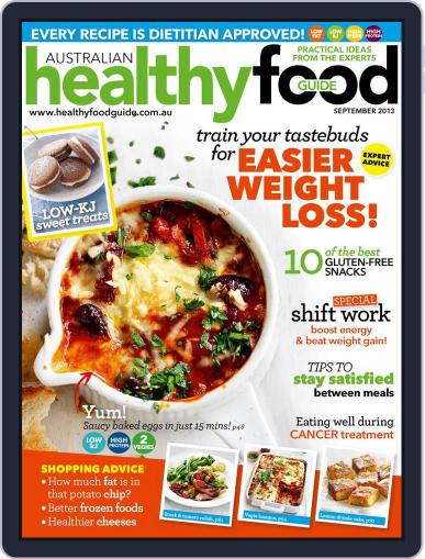 Healthy Food Guide August 25th, 2013 Digital Back Issue Cover