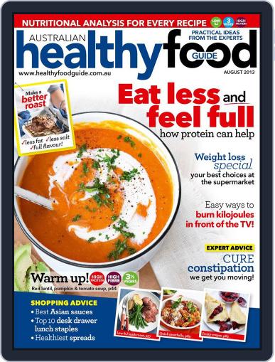 Healthy Food Guide July 21st, 2013 Digital Back Issue Cover