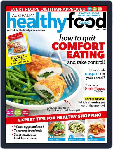 Healthy Food Guide March 24th, 2013 Digital Back Issue Cover