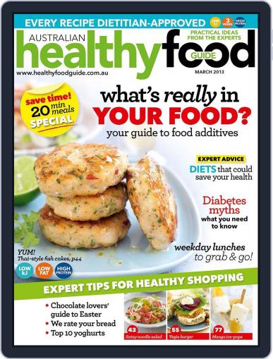 Healthy Food Guide February 24th, 2013 Digital Back Issue Cover