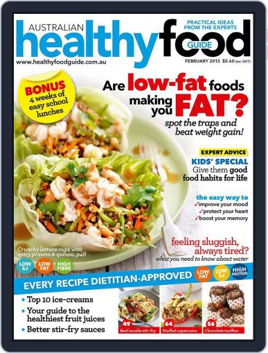 Healthy Food Guide January 27th, 2013 Digital Back Issue Cover