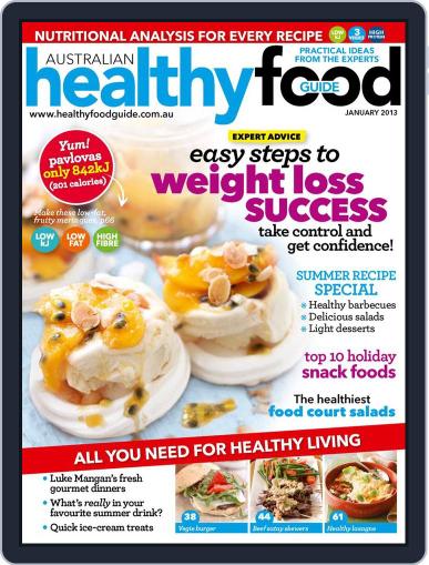 Healthy Food Guide December 23rd, 2012 Digital Back Issue Cover