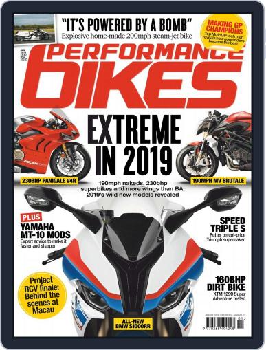 Performance Bikes January 1st, 2019 Digital Back Issue Cover