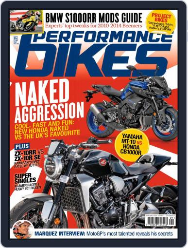 Performance Bikes September 1st, 2018 Digital Back Issue Cover