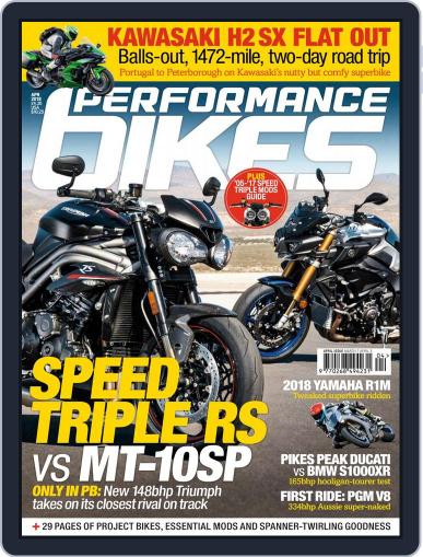 Performance Bikes April 1st, 2018 Digital Back Issue Cover