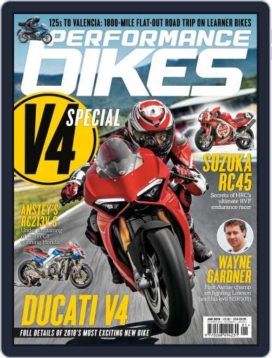 Performance Bikes January 1st, 2018 Digital Back Issue Cover