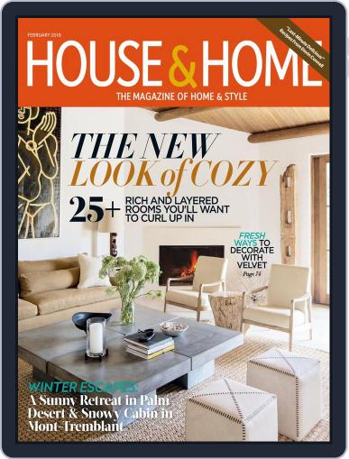 House & Home February 1st, 2018 Digital Back Issue Cover