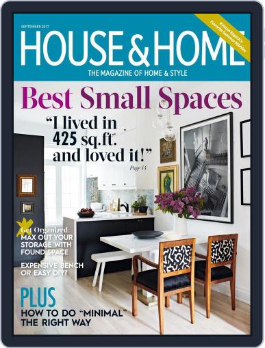 House & Home September 1st, 2017 Digital Back Issue Cover