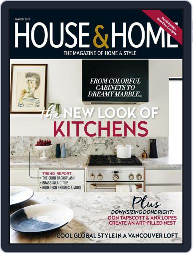 House & Home March 1st, 2017 Digital Back Issue Cover
