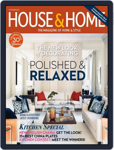 House & Home September 10th, 2016 Digital Back Issue Cover
