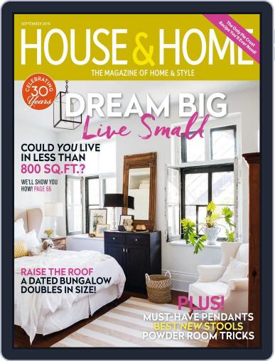 House & Home August 8th, 2016 Digital Back Issue Cover