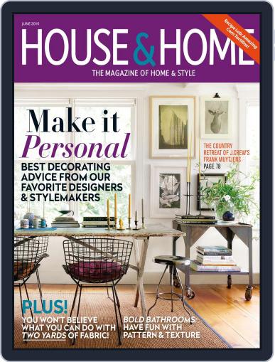 House & Home April 30th, 2016 Digital Back Issue Cover