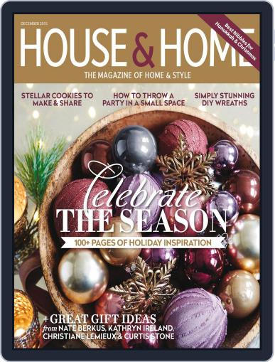House & Home November 7th, 2015 Digital Back Issue Cover