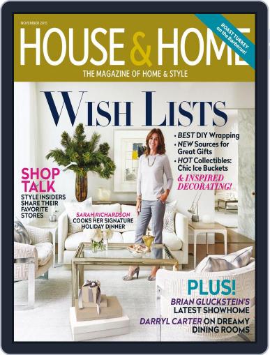 House & Home October 3rd, 2015 Digital Back Issue Cover