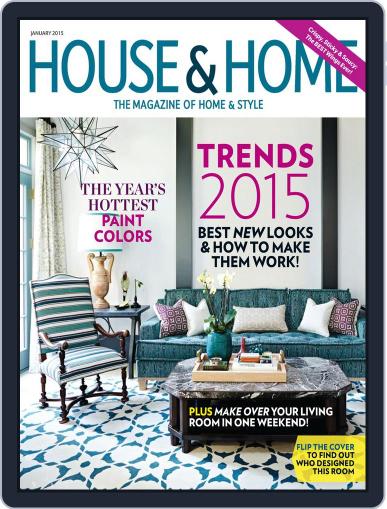 House & Home January 1st, 2015 Digital Back Issue Cover