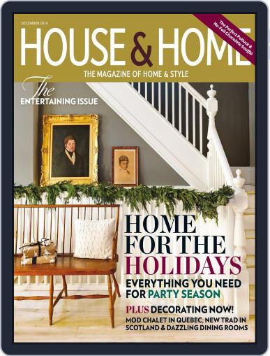 House & Home December 1st, 2014 Digital Back Issue Cover