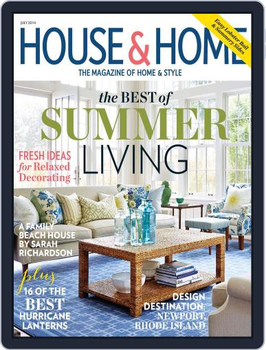 House & Home May 31st, 2014 Digital Back Issue Cover