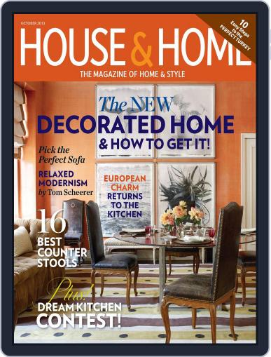 House & Home August 31st, 2013 Digital Back Issue Cover