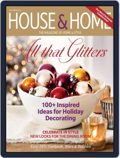 House & Home October 6th, 2012 Digital Back Issue Cover
