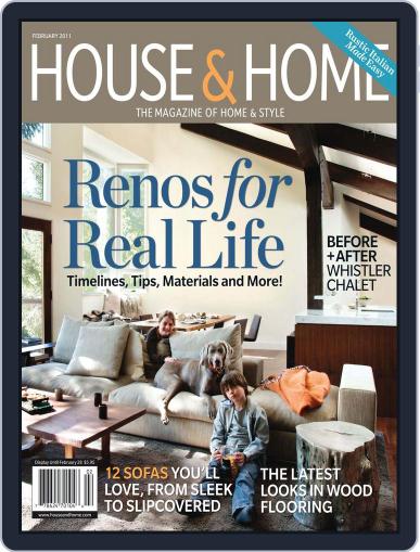 House & Home January 10th, 2011 Digital Back Issue Cover