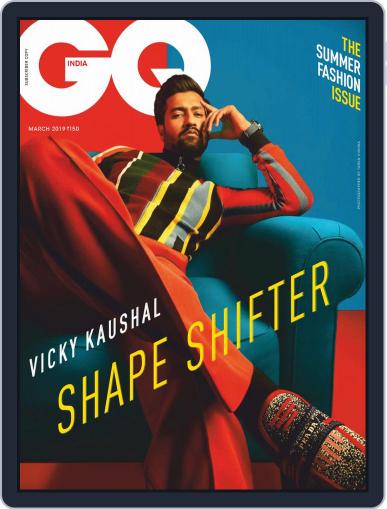 GQ India March 1st, 2019 Digital Back Issue Cover